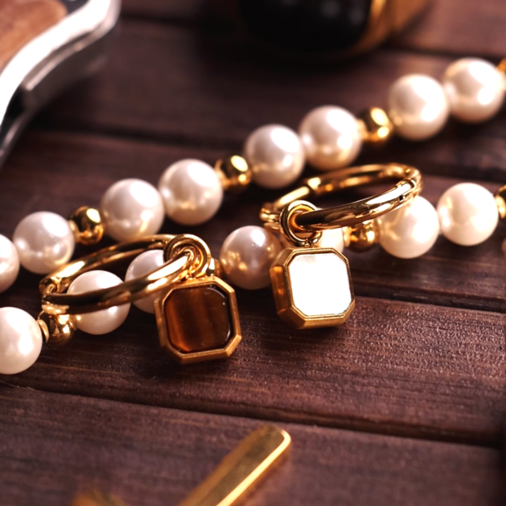 Mens Gold Earrings - Tigers Eye Gemstone Earring By Twistedpendant