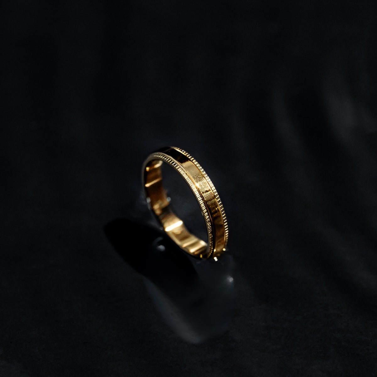 Ridge Ring - 18K Gold