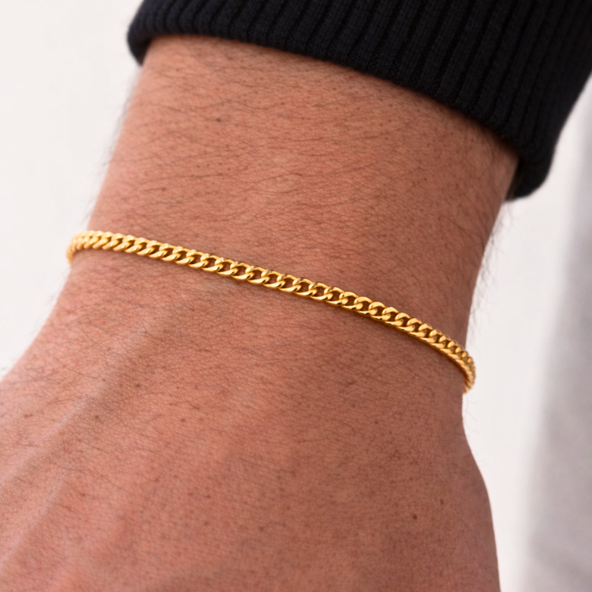 23K Gold Miami Cuban Bracelet (3MM)