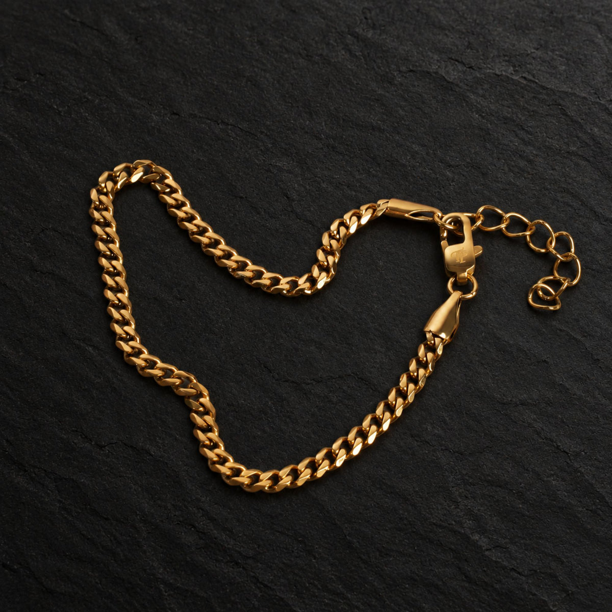 Gold Cuban Bracelet (3MM)