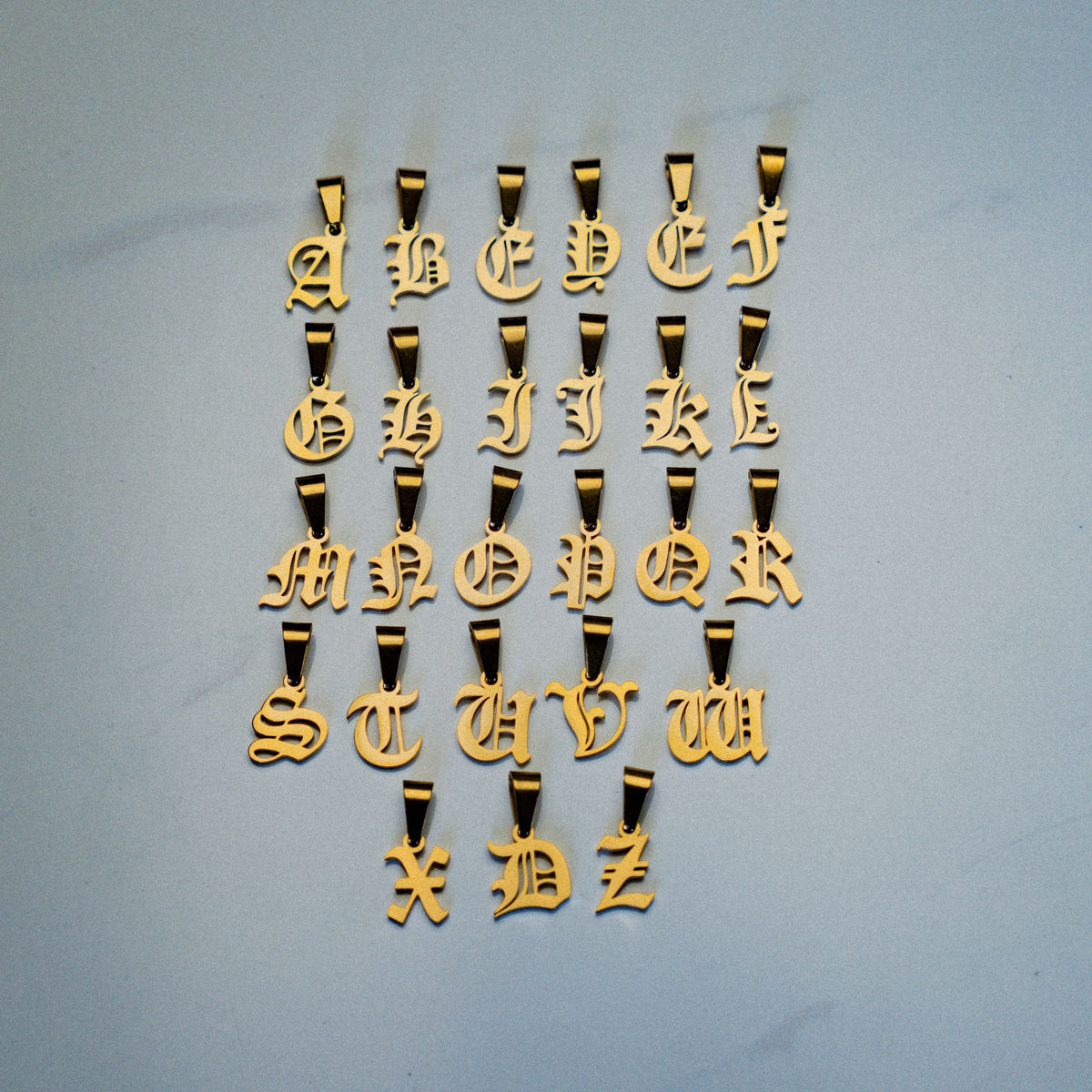 Old English Initial - Gold