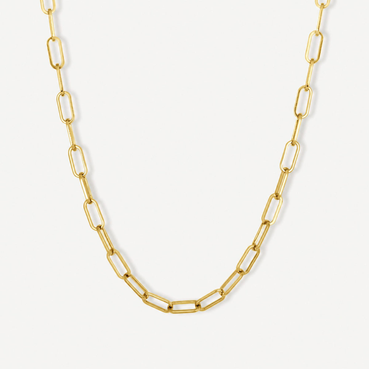 Gold Paperclip Chain (6MM)