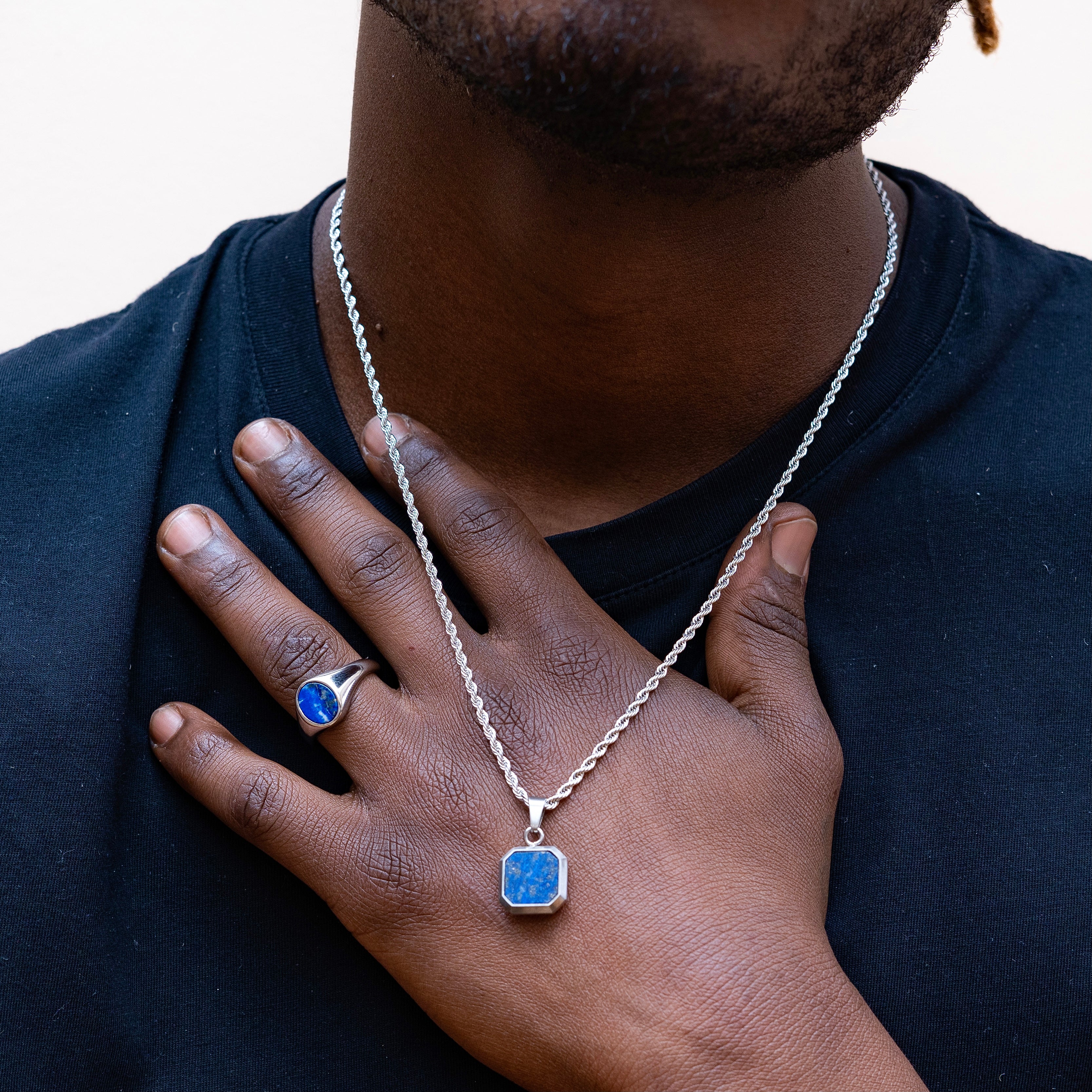 Lapis Lazuli - Silver