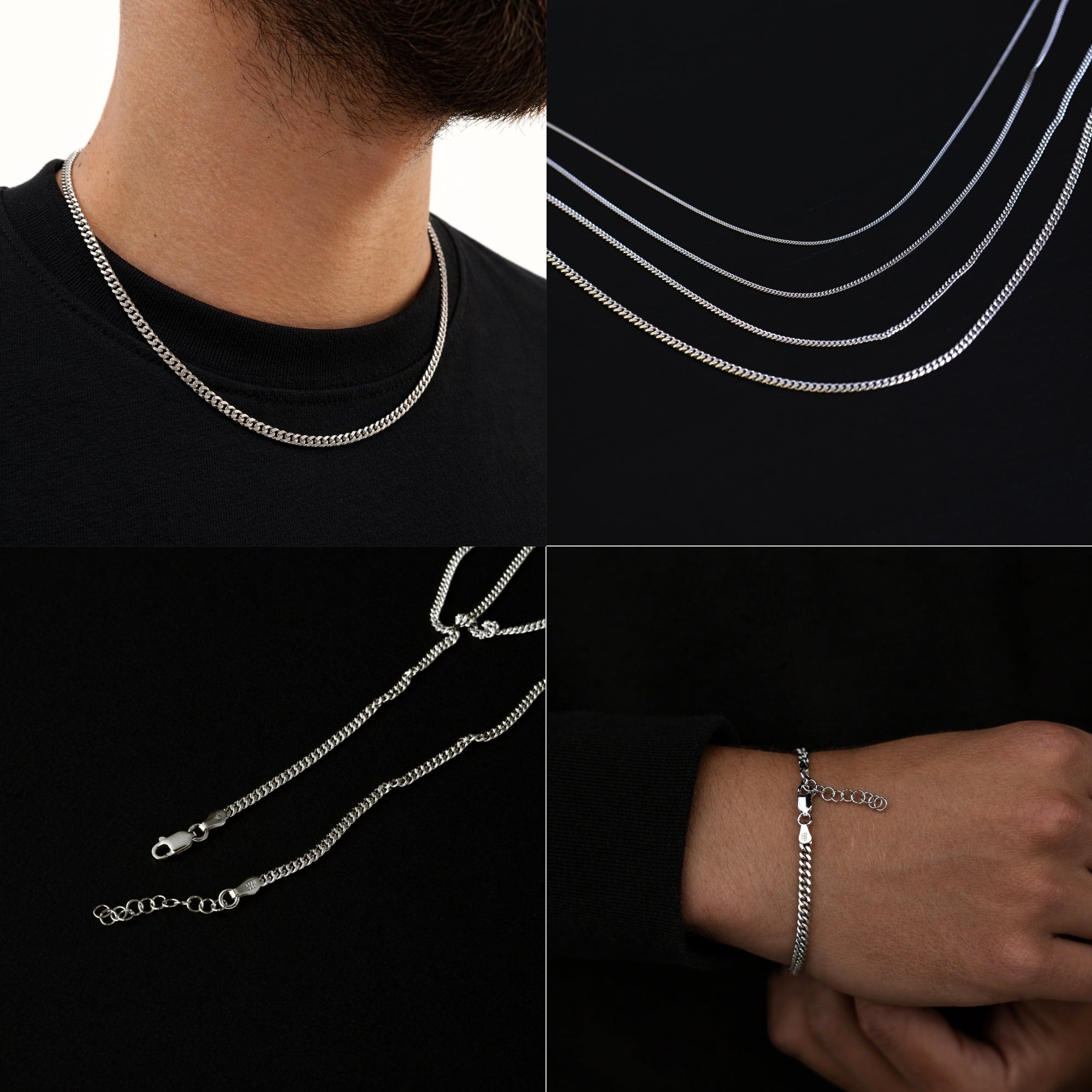 Italian 925 Silver Cuban Bracelet (3.5MM)
