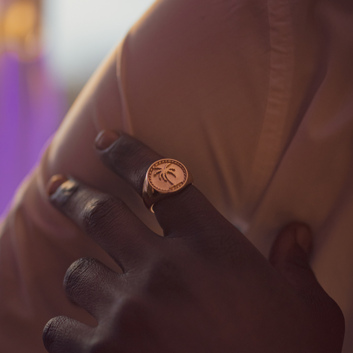 Palm Tree Ring - Gold