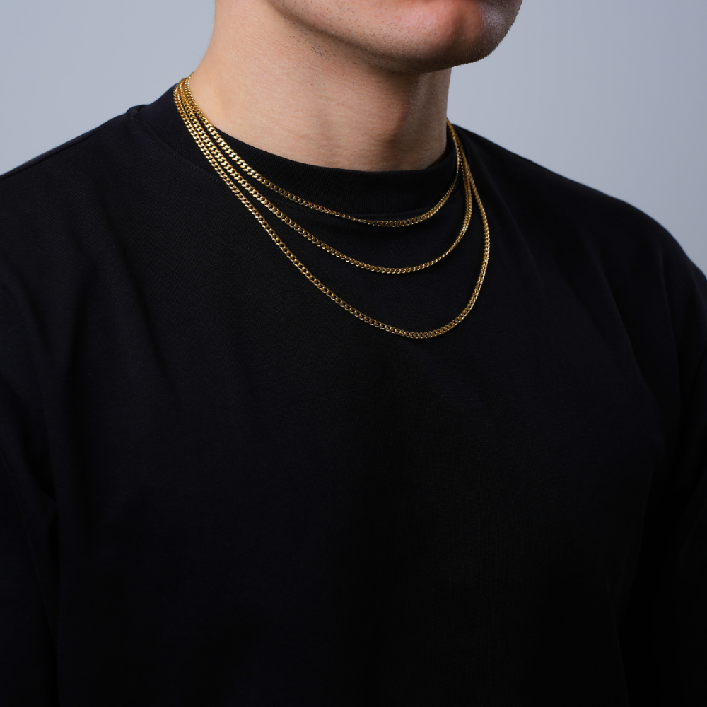 Skinny gold chain mens 2025