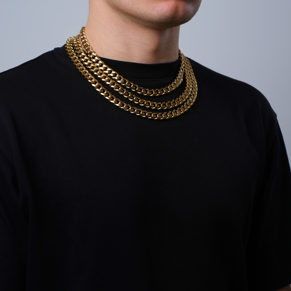 Chunky Gold Cuban Chain (10MM) - Mens Gold Chain | Twistedpendant
