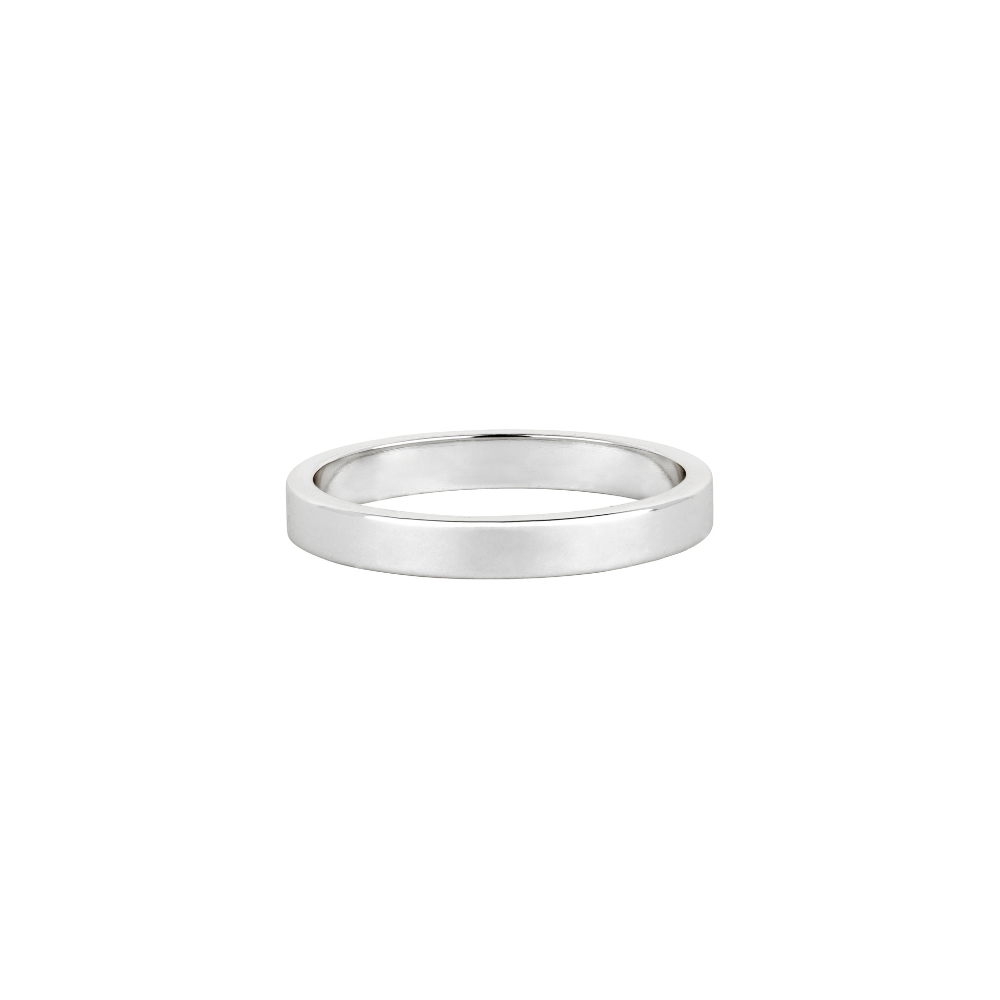 Silver Minimal Band Ring - Minimalist Styled Rings For Men | By Twistedpendant