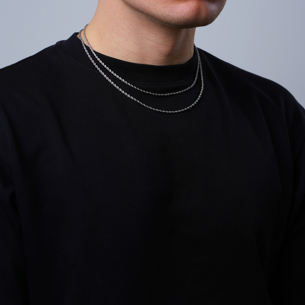 Gold Rope Chain Necklace - Mens Necklace Chain | By Twistedpendant