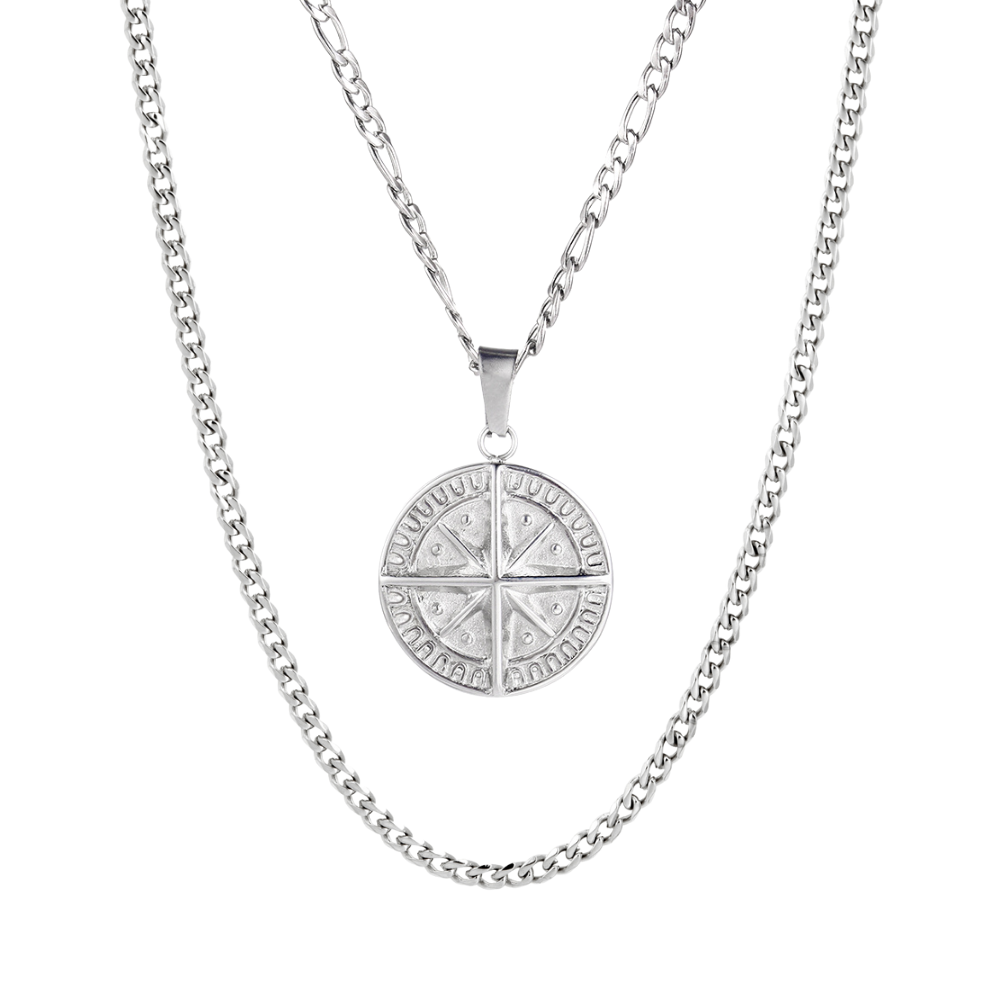 Jewellery Gift Sets - Compass Set - Mens Necklace | Twistedpendant