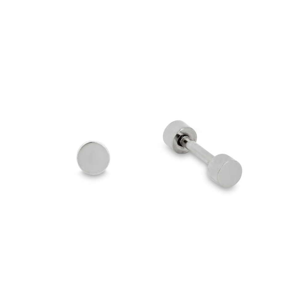 Silver Stud Earrings - Mens Stud Earrings | Twistedpendant