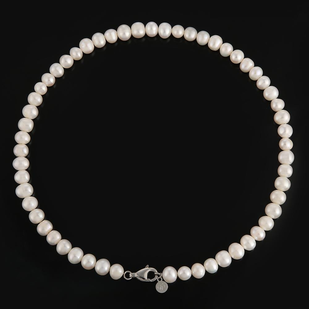 Freshwater Pearl Necklace Chain Necklace (8MM) - Shop Now | Twistedpendant