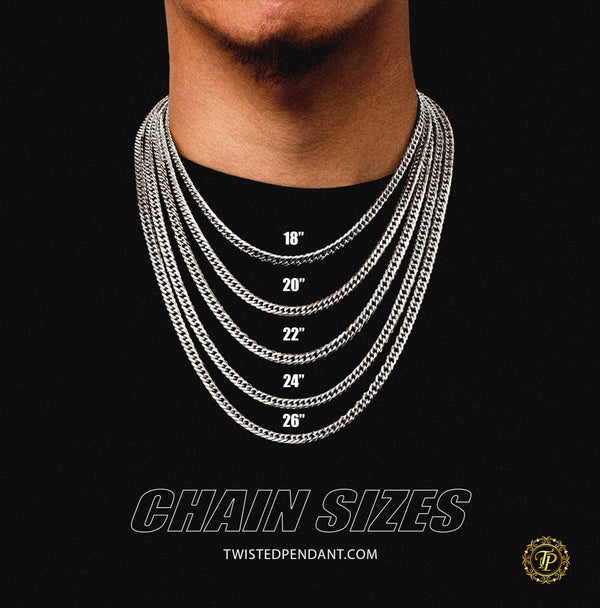 Jewellery Sizes Mens Ring Size Chart, Chain Size Charts & Which sizes