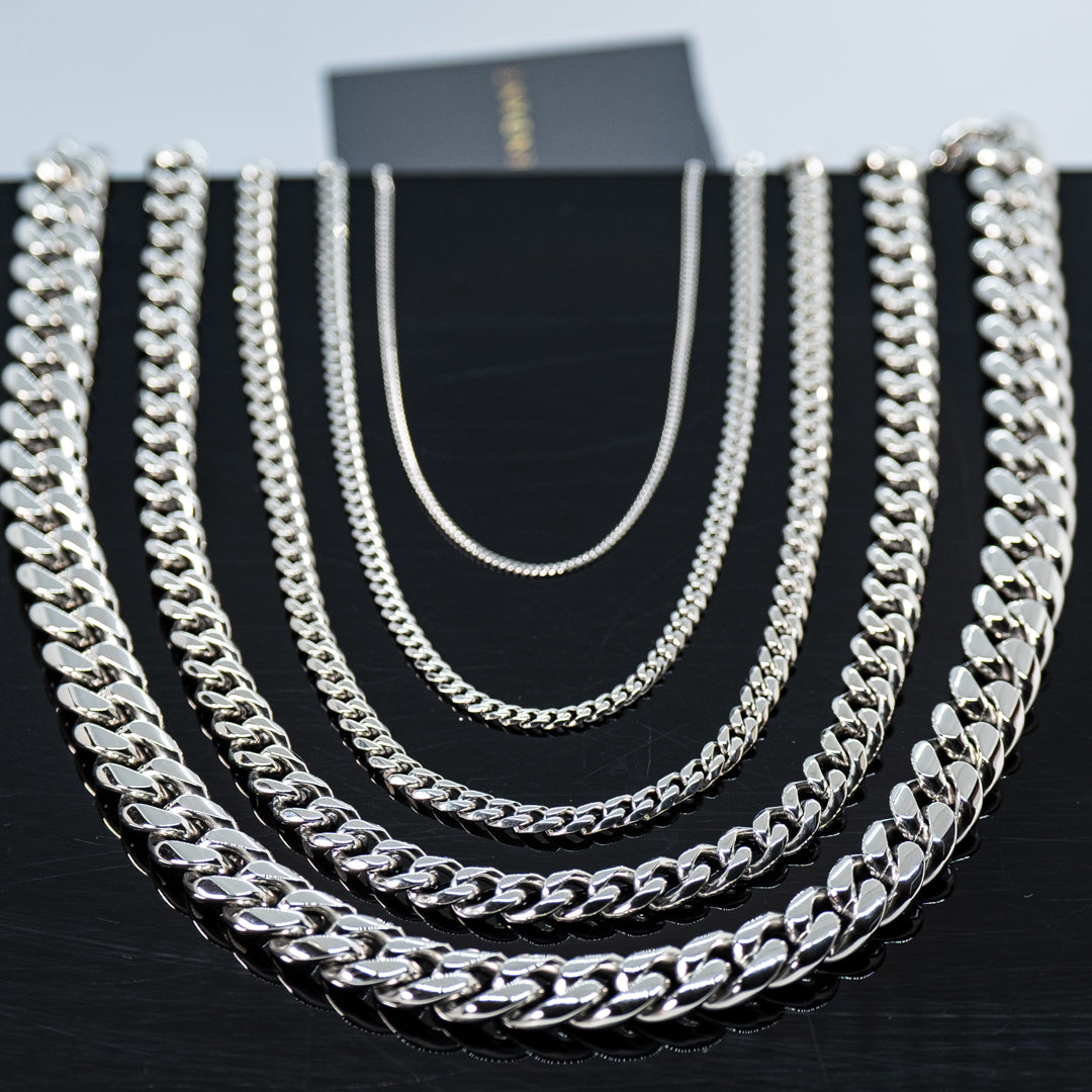 n's Chains Online - Mens Gold & Silver Cuban Chains Necklace