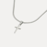 Mens Sterling Silver Dagger Cross Pendant - Mens Necklace | Twistedpendant