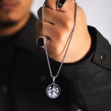 Saint Christopher Pendant Necklace For Men - St Christopher Charm | Twistedpendant