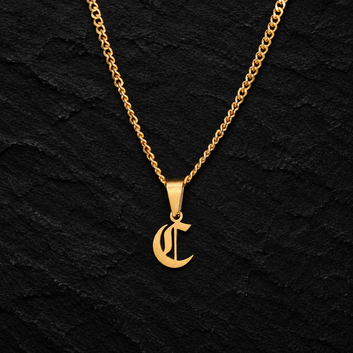 Old English Initial - Gold