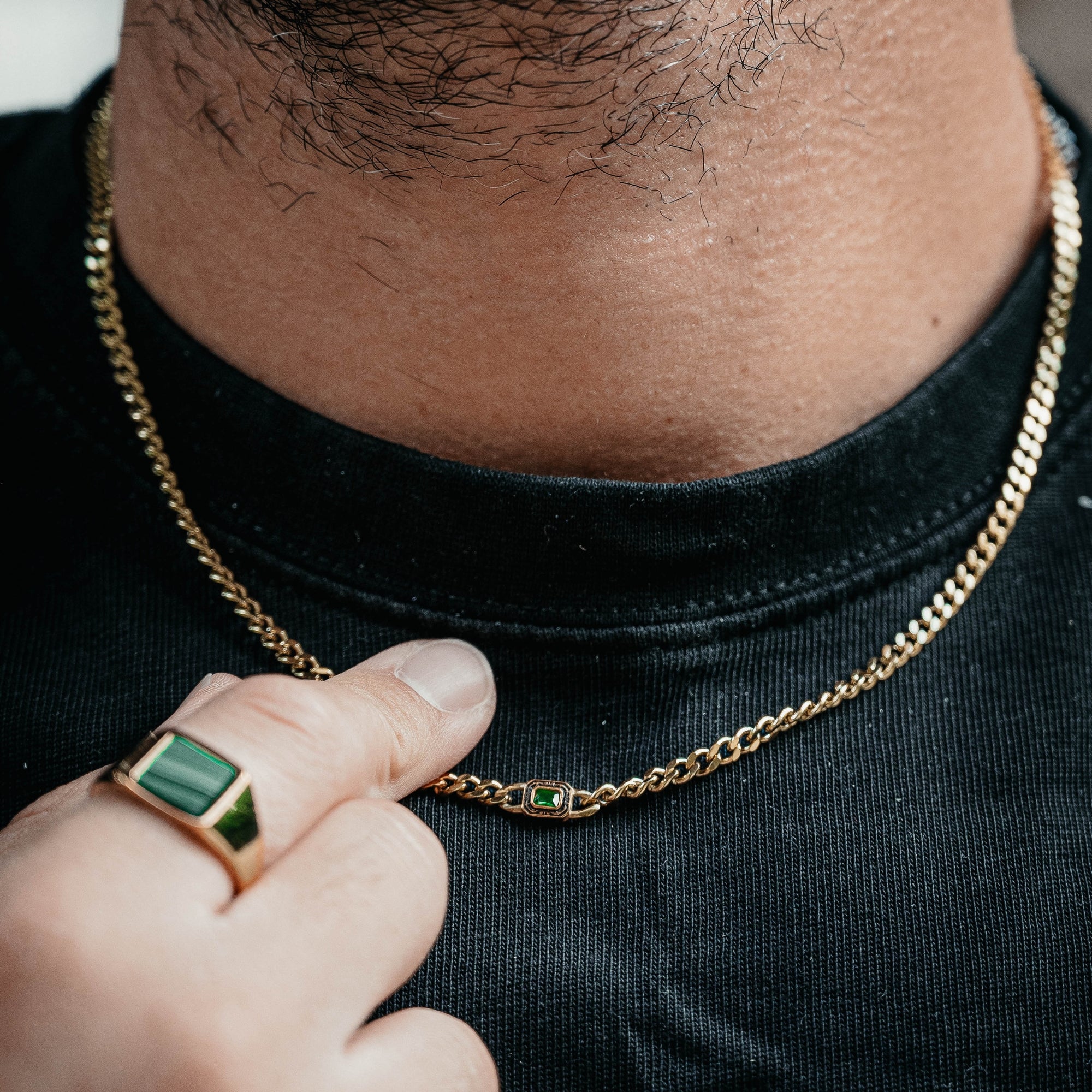 Emerald Chain - Gold