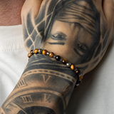 Gold Tigers Eye Bracelet (6MM) - Men's Bead Bracelet | Twistedpendant
