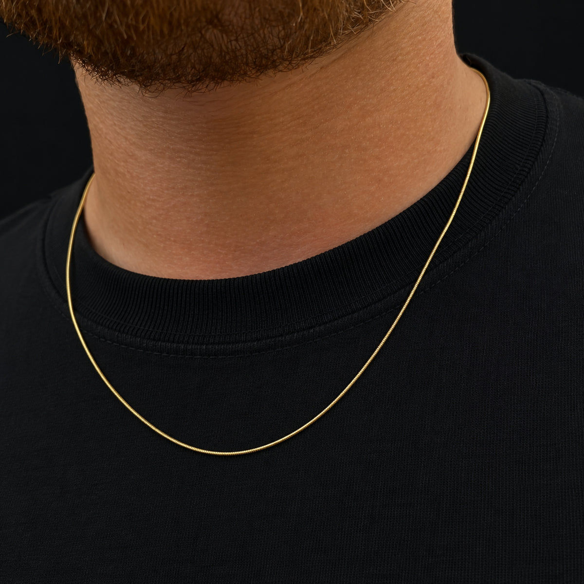 Gold Snake Chain (1MM)