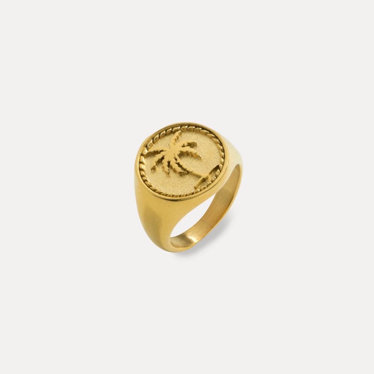 Palm Tree Ring - Gold