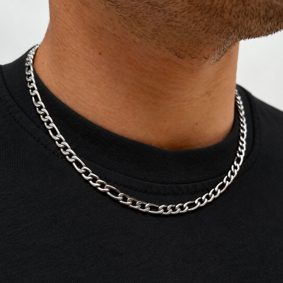 Silver Figaro Chain (5MM)