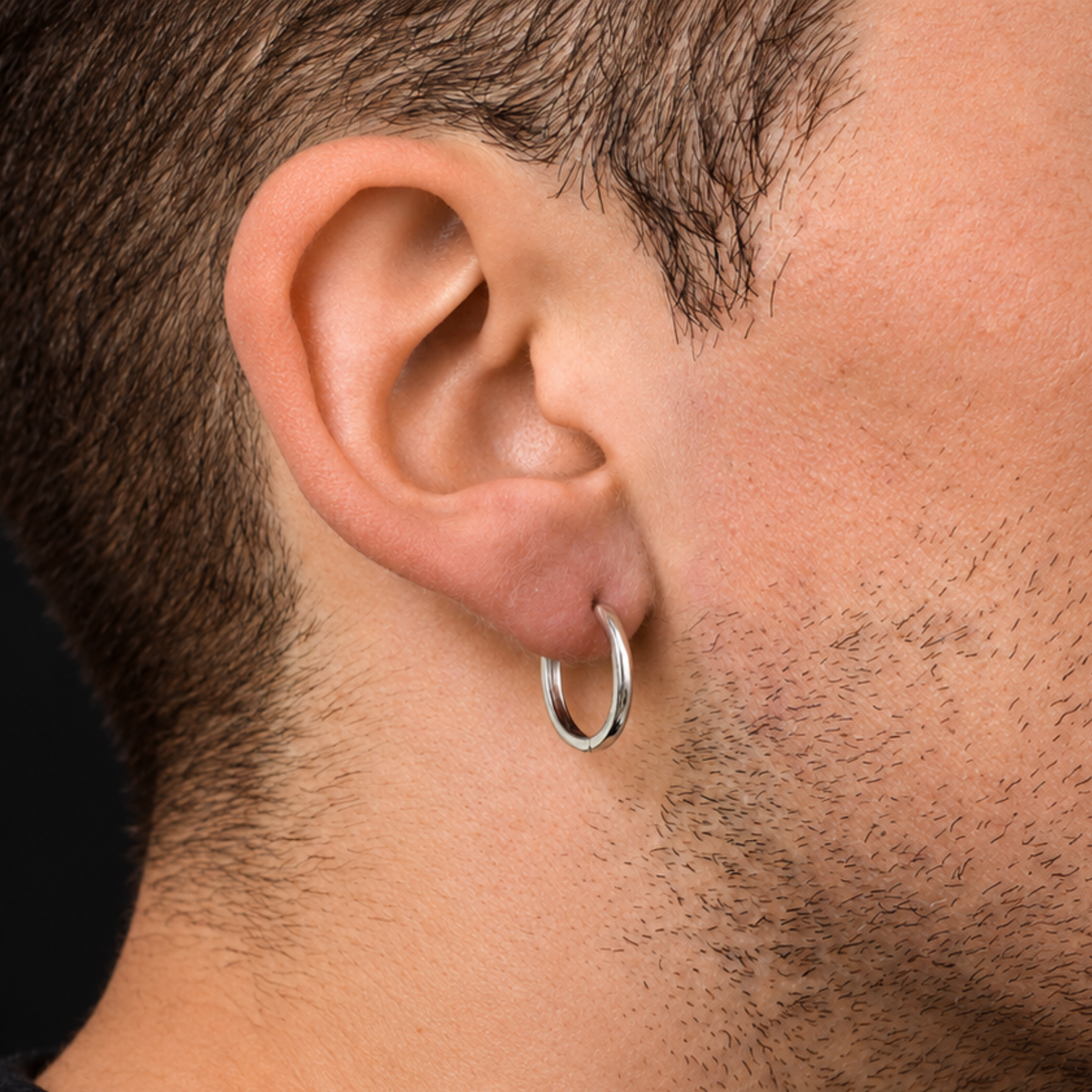 18MM Hoop (Silver)