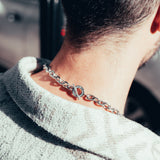 Striker Chain - Mens Silver Chunky Choker Chain UK By Twistedpendant