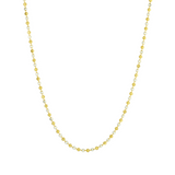 23K Gold Moon Cut Chain - Mens Gold Link Chain | By Twistedpendant