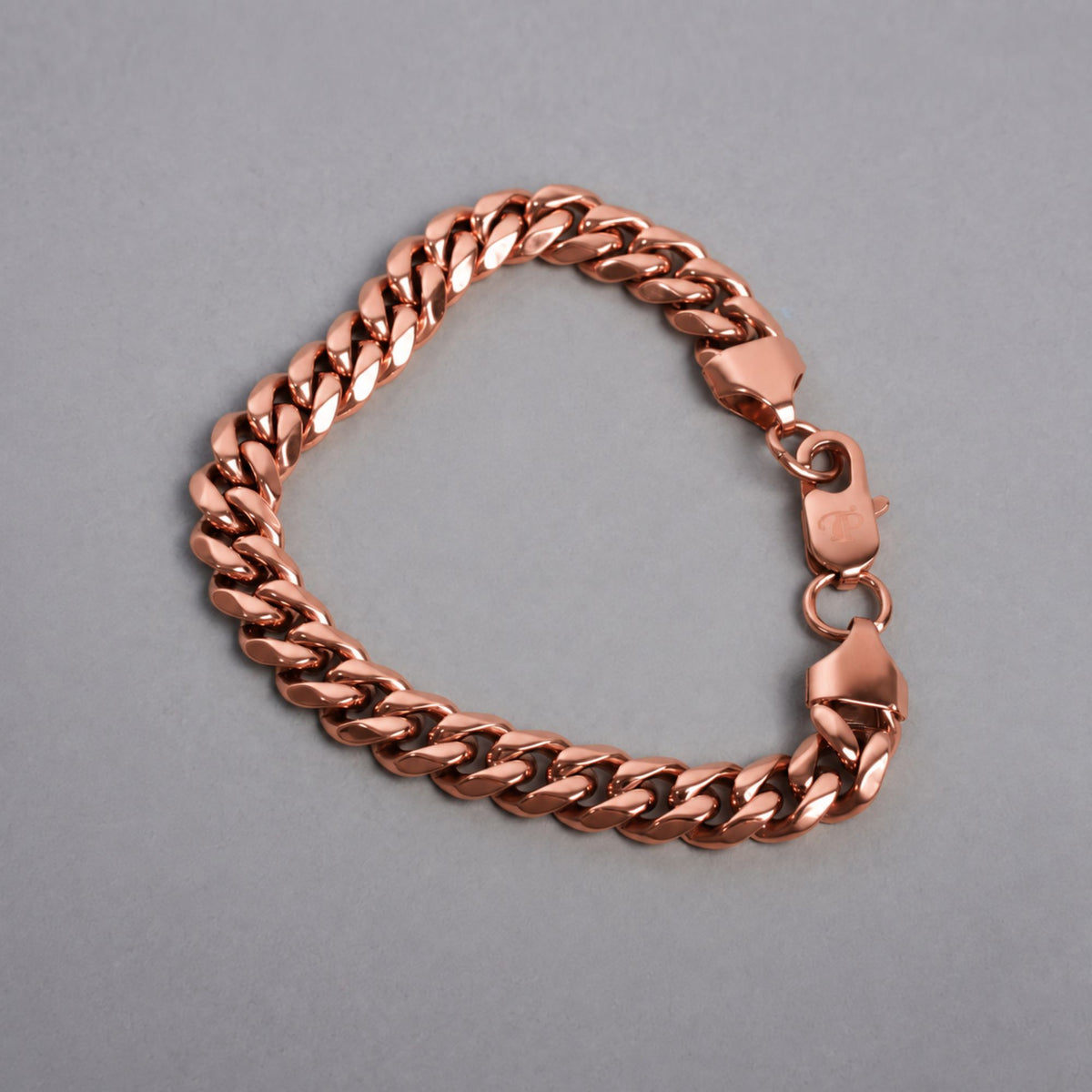 Rose Gold Cuban Bracelet (8MM)