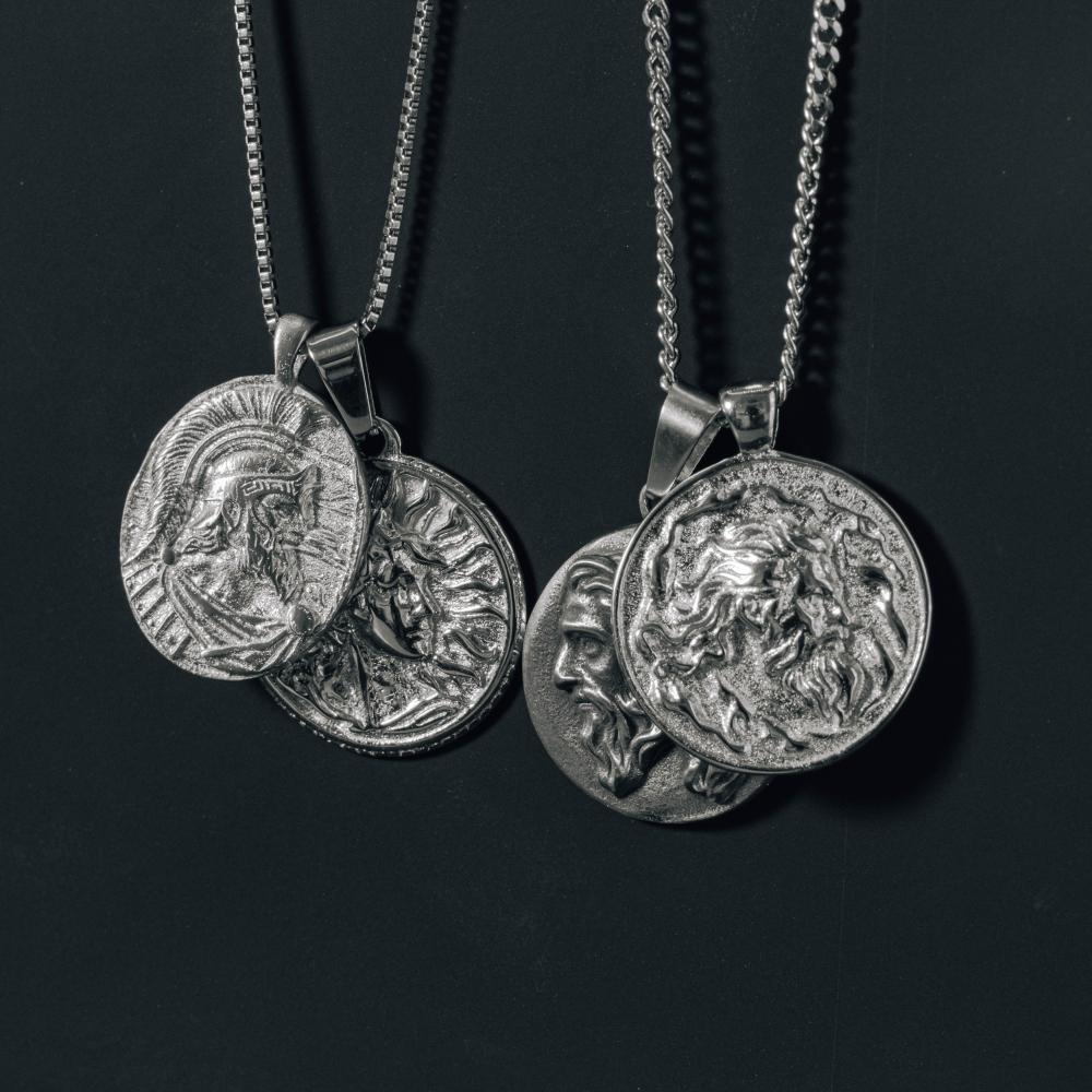 Zeus Greek God Pendant Necklace For Men - By Twistedpendant