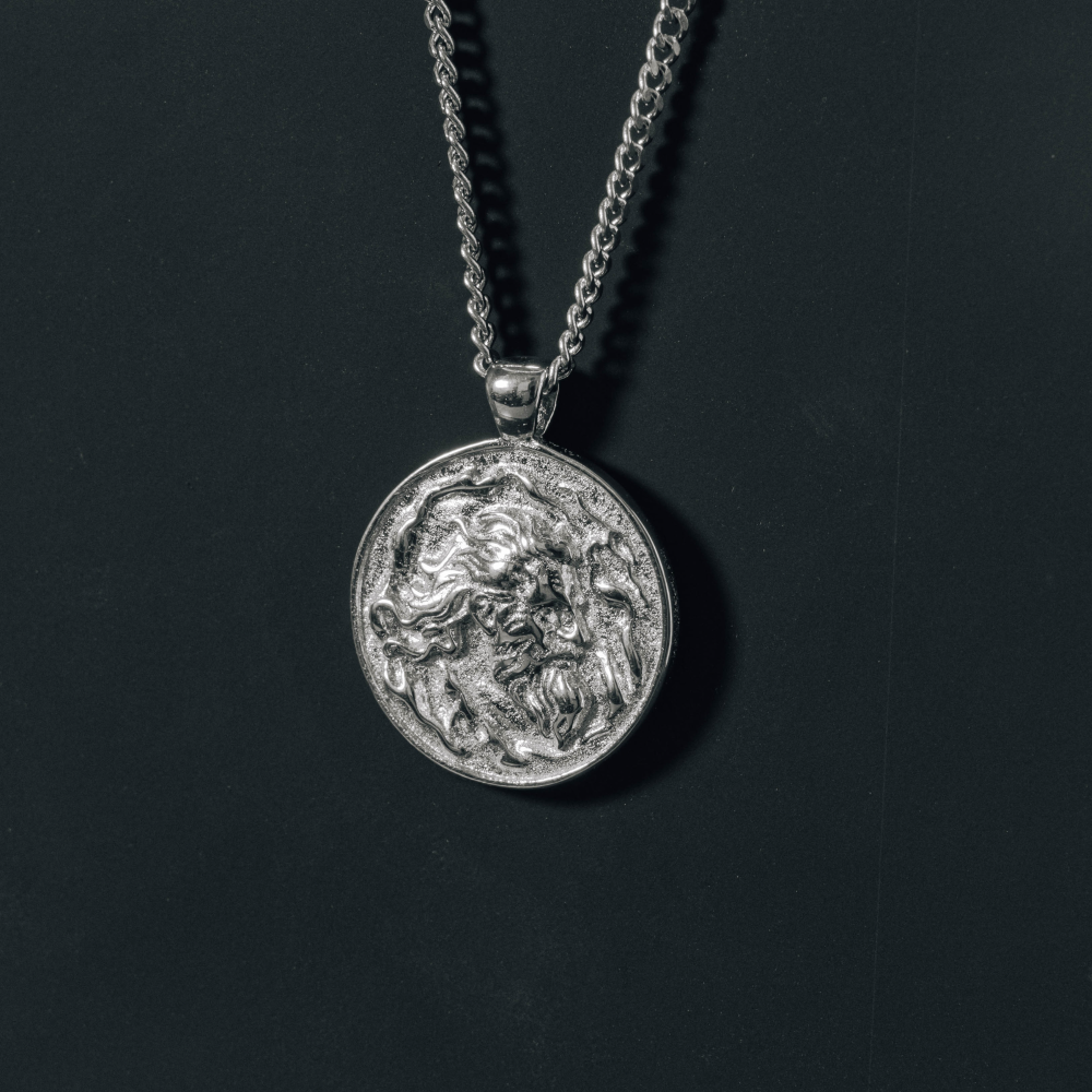 Zeus Greek God Pendant Necklace For Men - By Twistedpendant