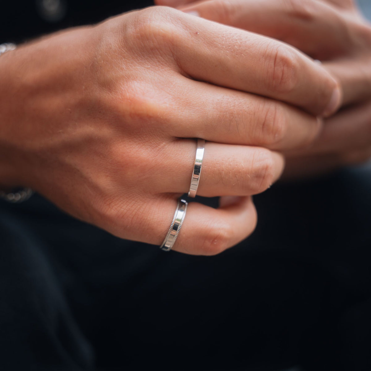 Essential Ring Stack - Silver