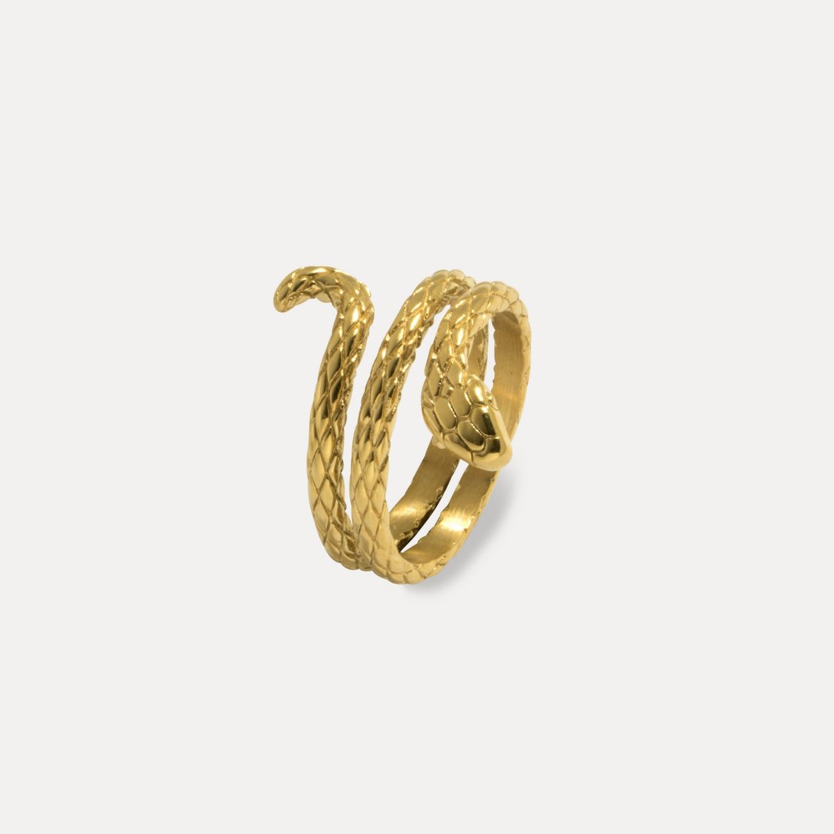 Thin Snake Ring - Gold
