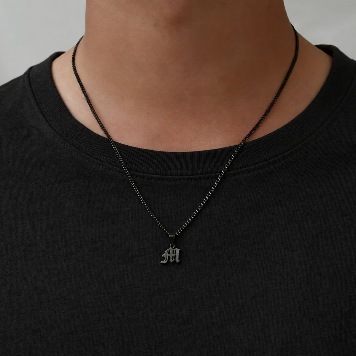 Old English Initial - Black