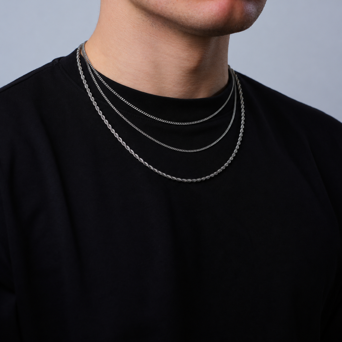 Essential Chain Trio - Silver