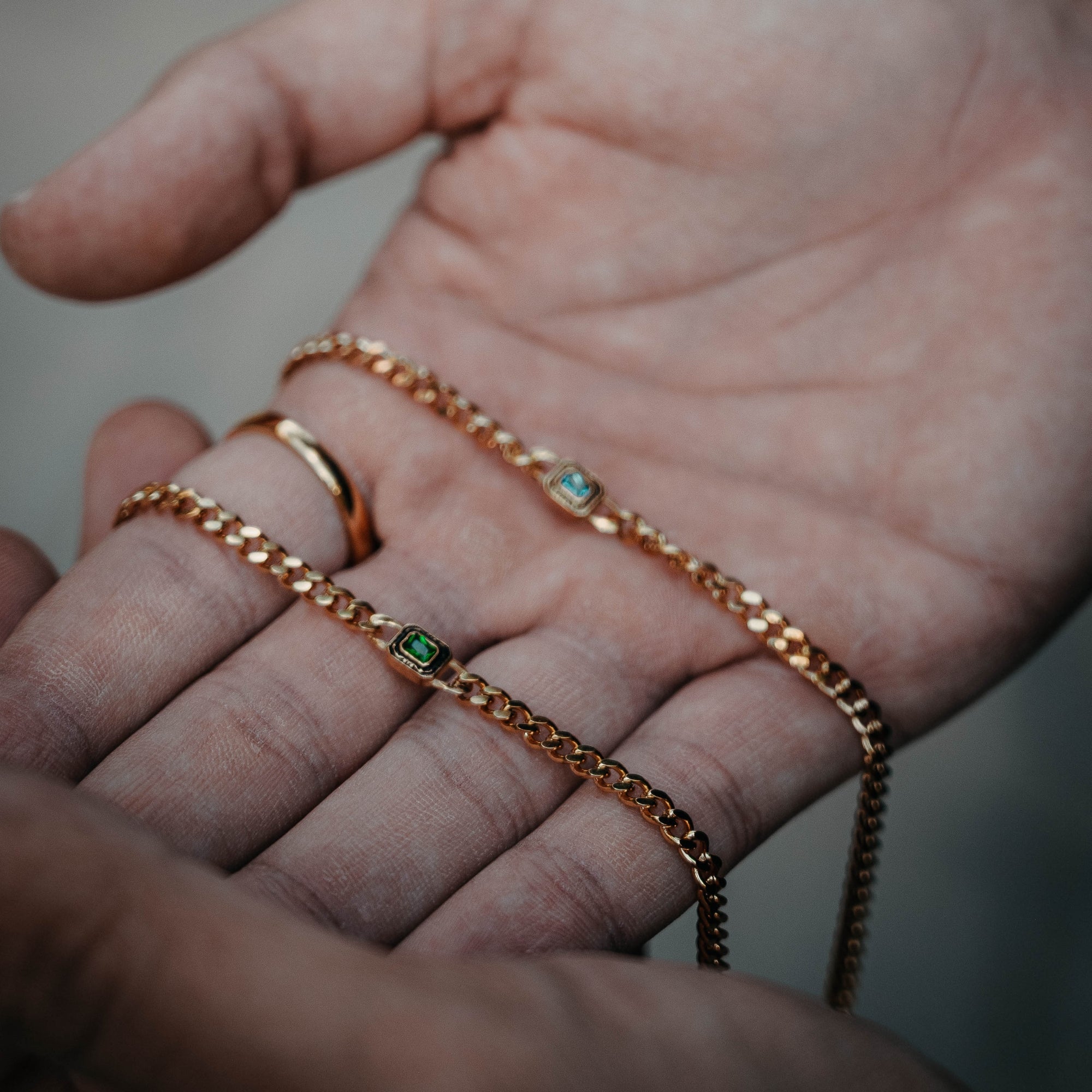 Emerald Chain - Gold