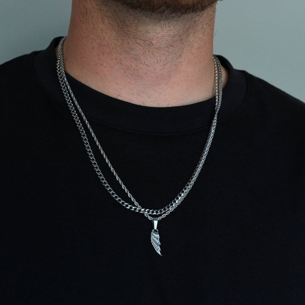 Wing Necklace Set - By Twistedpendant