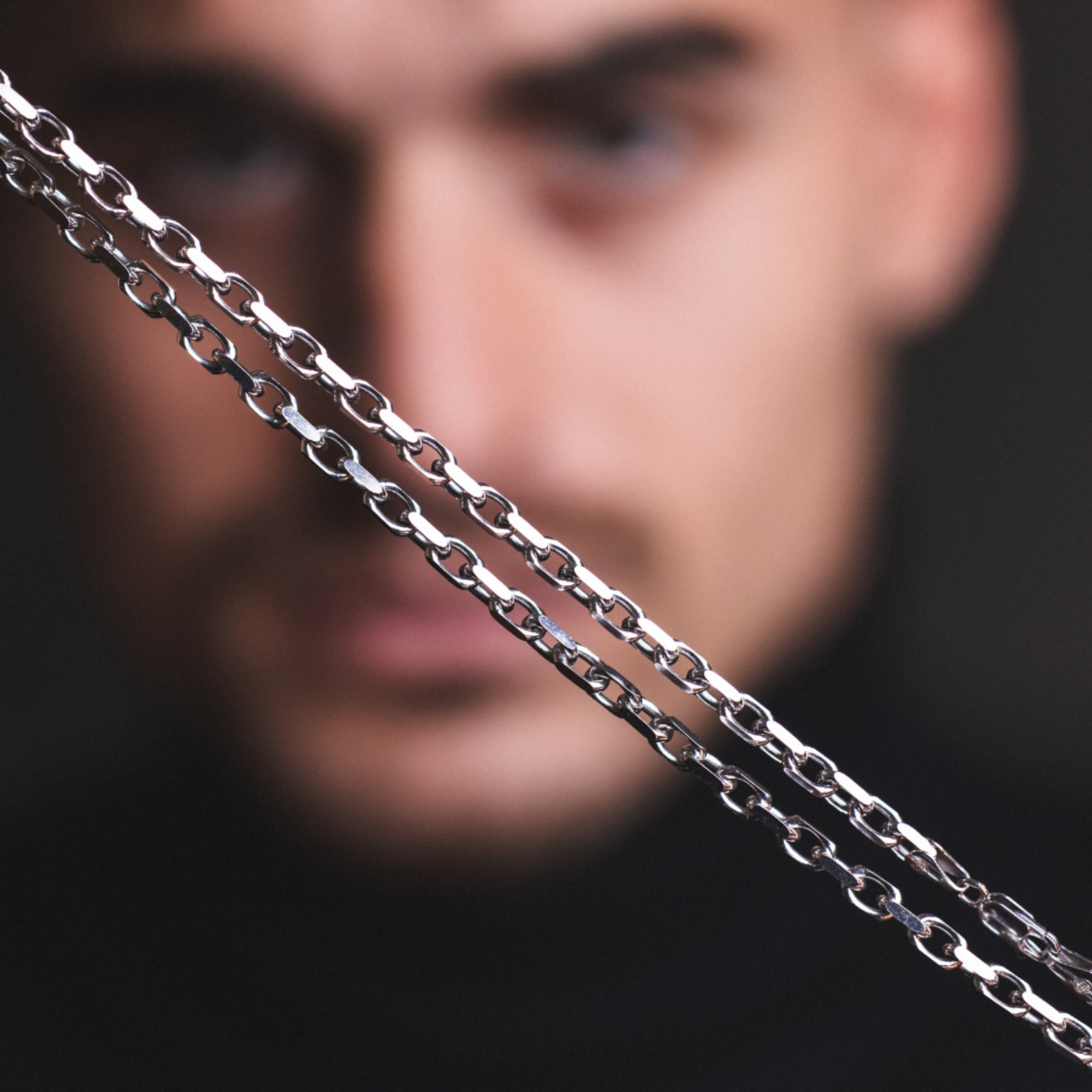 Italian 925 Silver Rolo Chain (4MM)