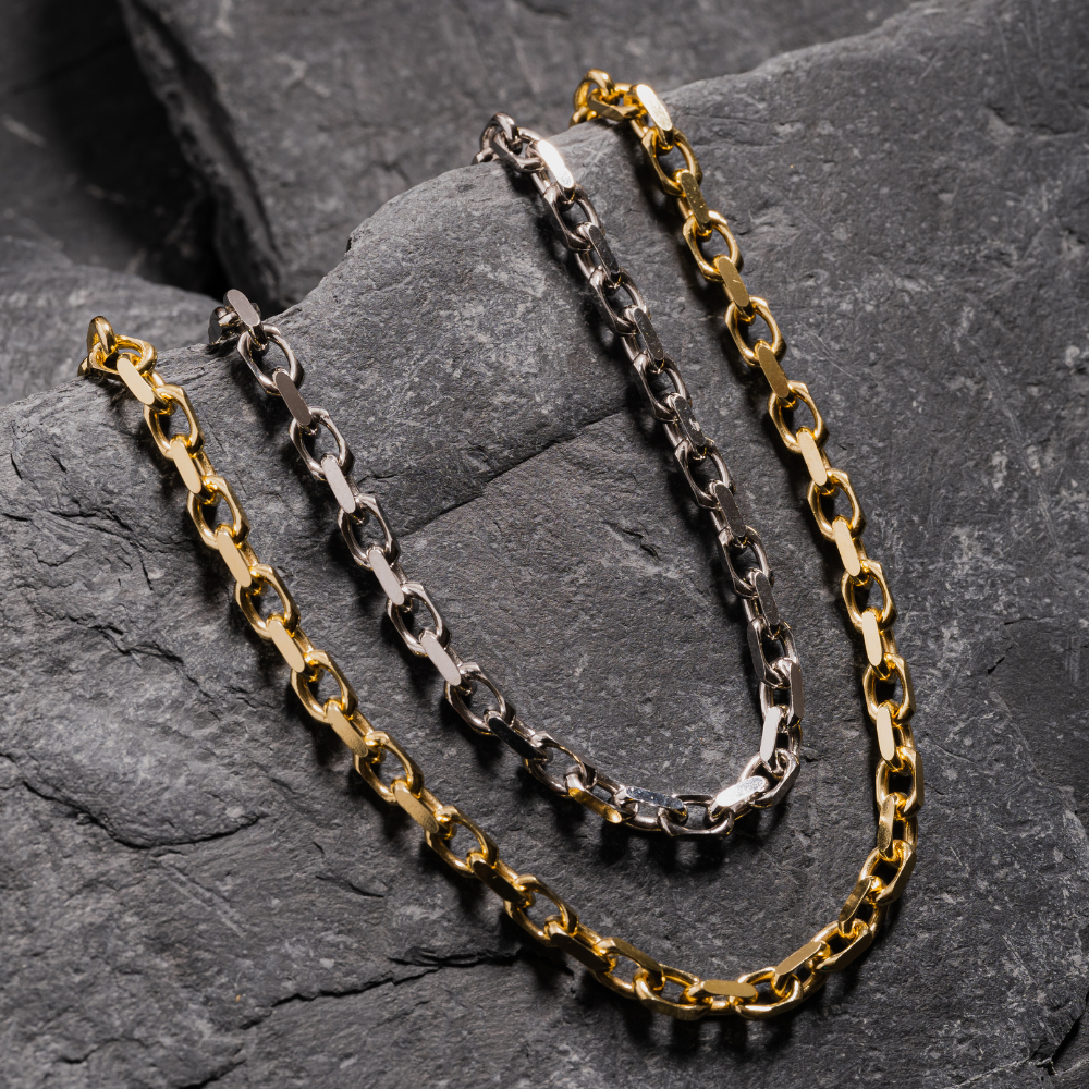 Silver Rolo Bracelet Chain - Mens Bracelets - By Twistedpendant