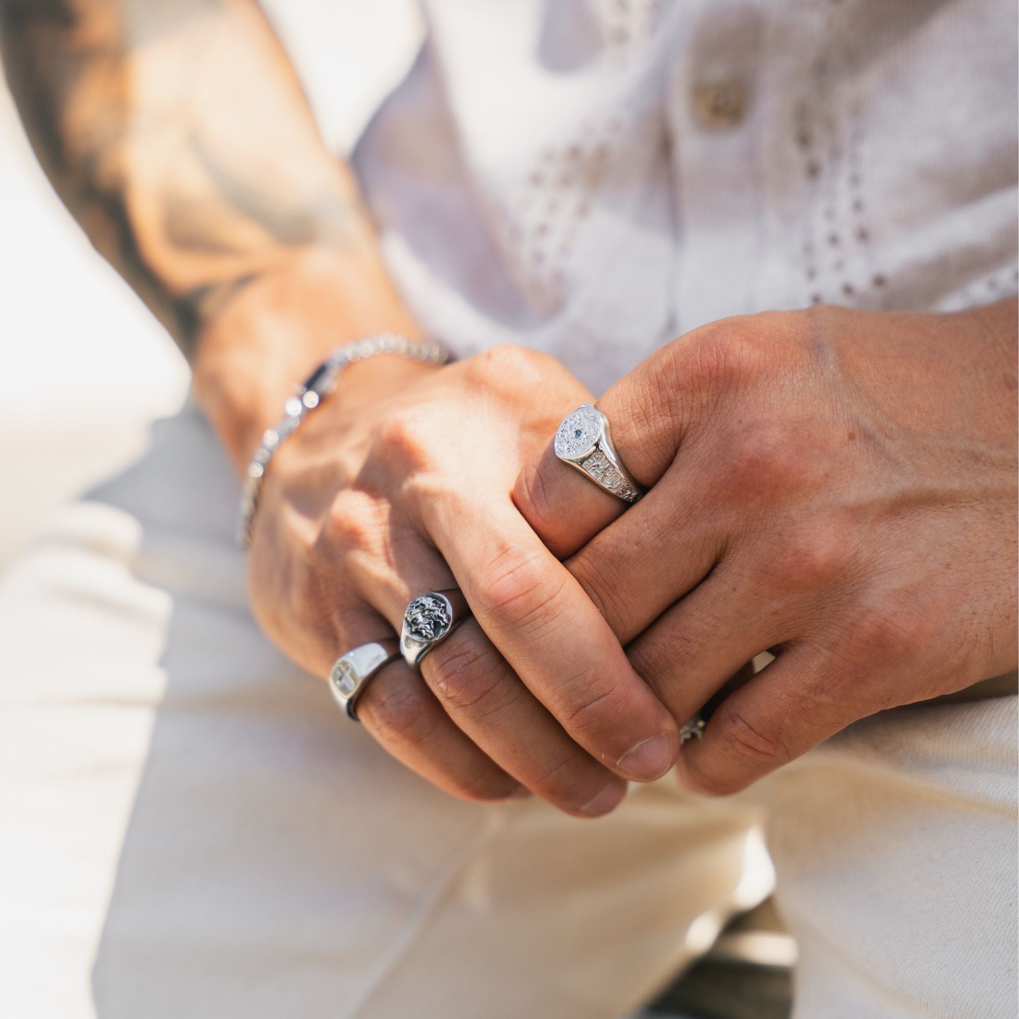 Oracle Signet Ring - Silver