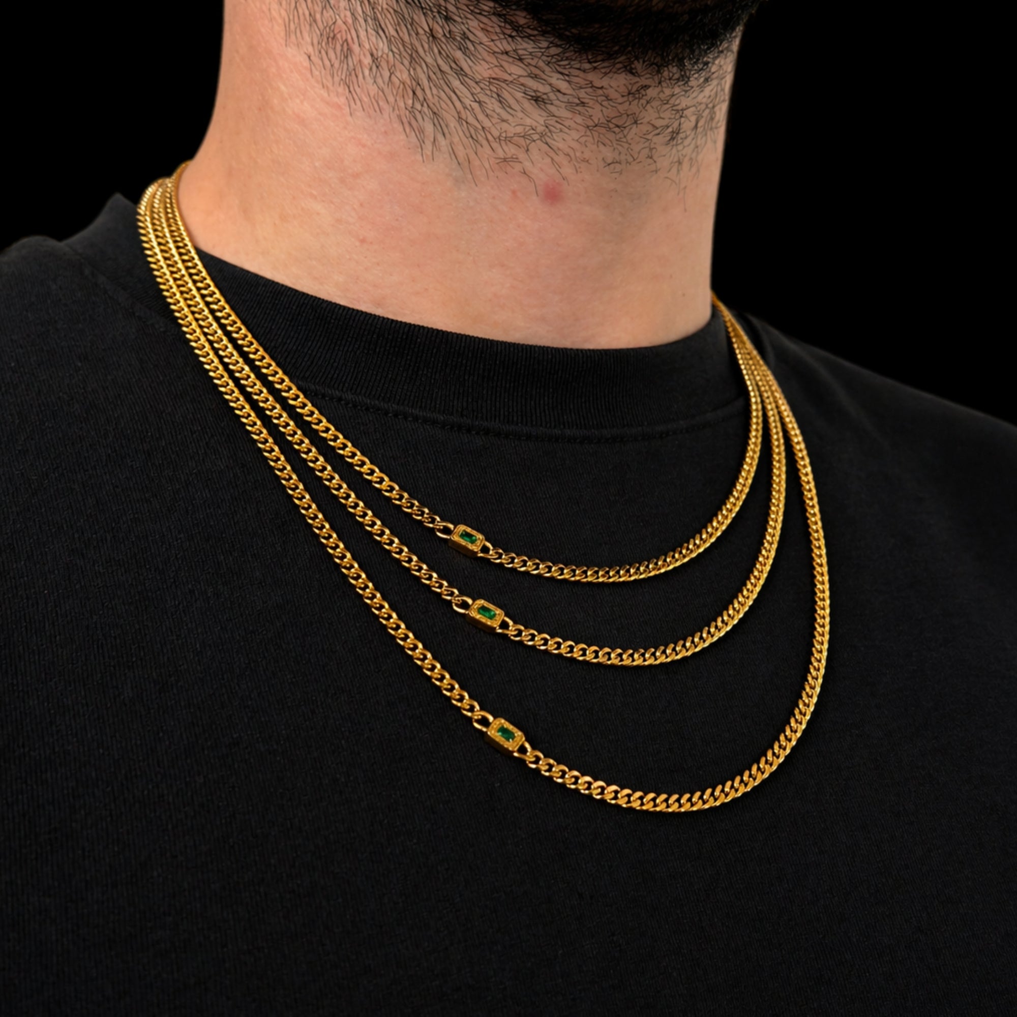 Emerald Chain - Gold