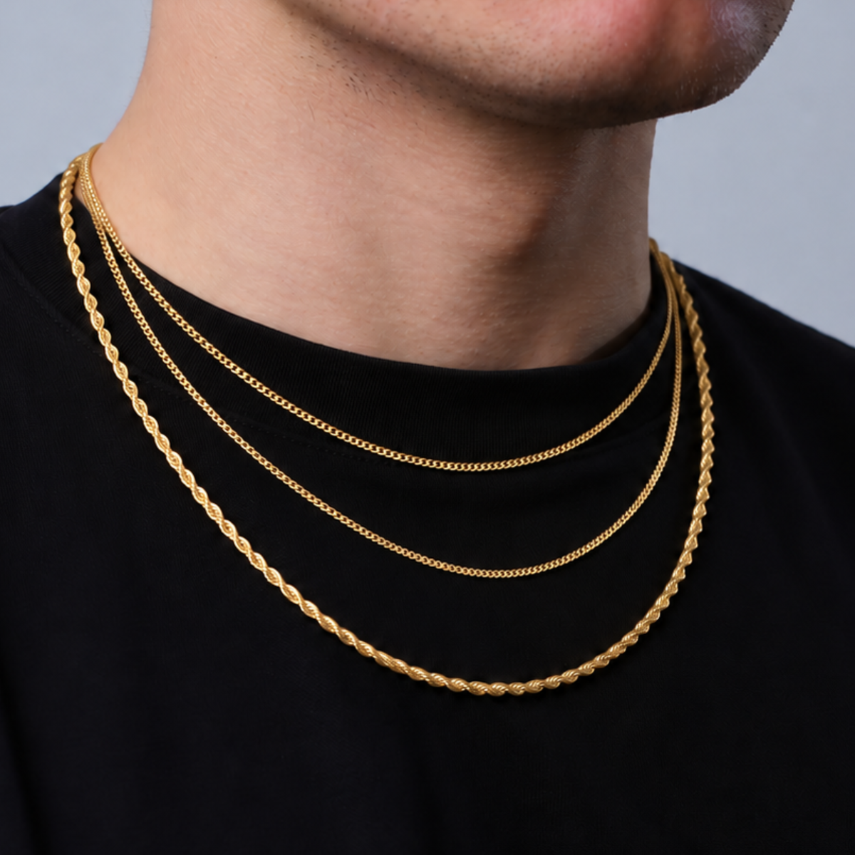 Essential Chain Trio - Gold