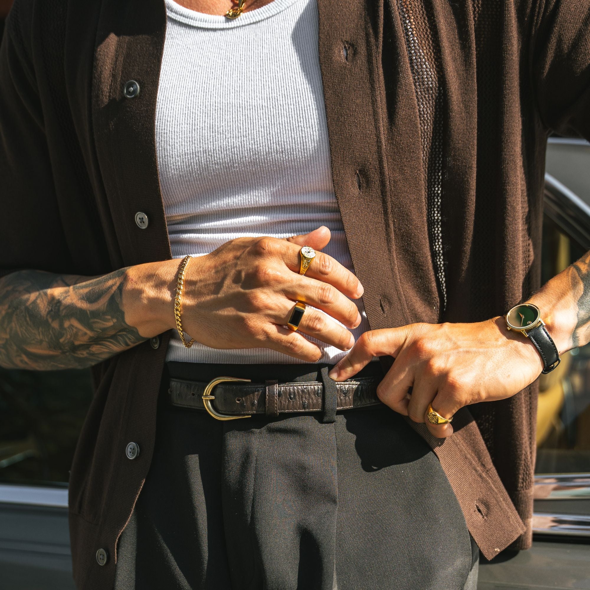 Oracle Signet Ring - Gold