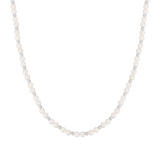 Silver Pearl Necklace Chain - Men's Pearl Necklace | Twistedpendant