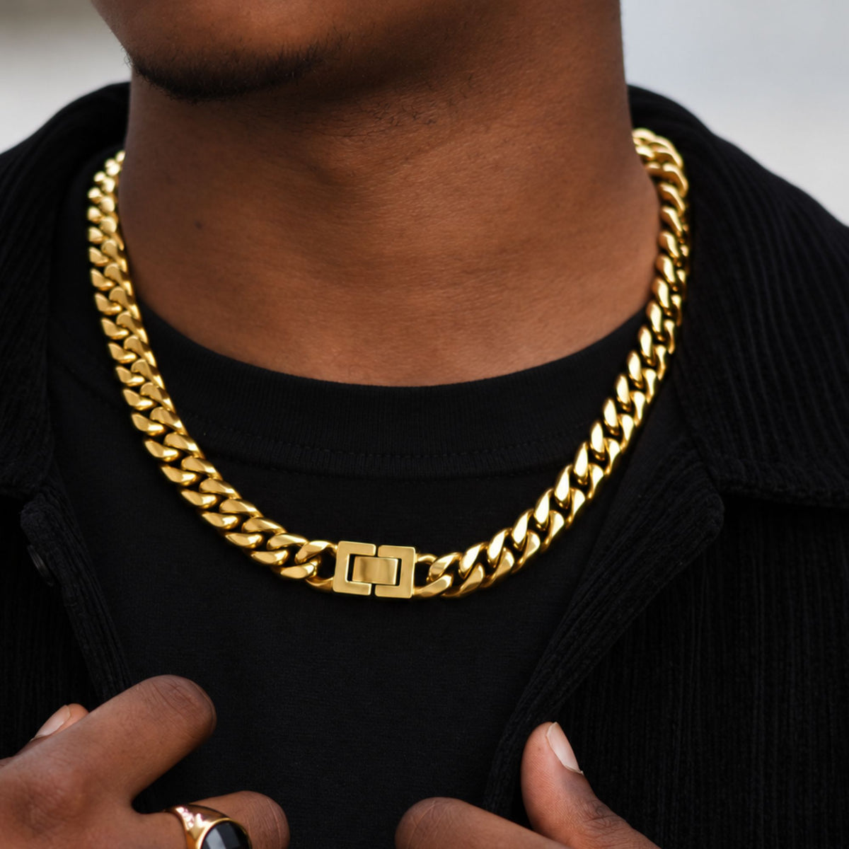 Gold Cuban Chain (12MM)