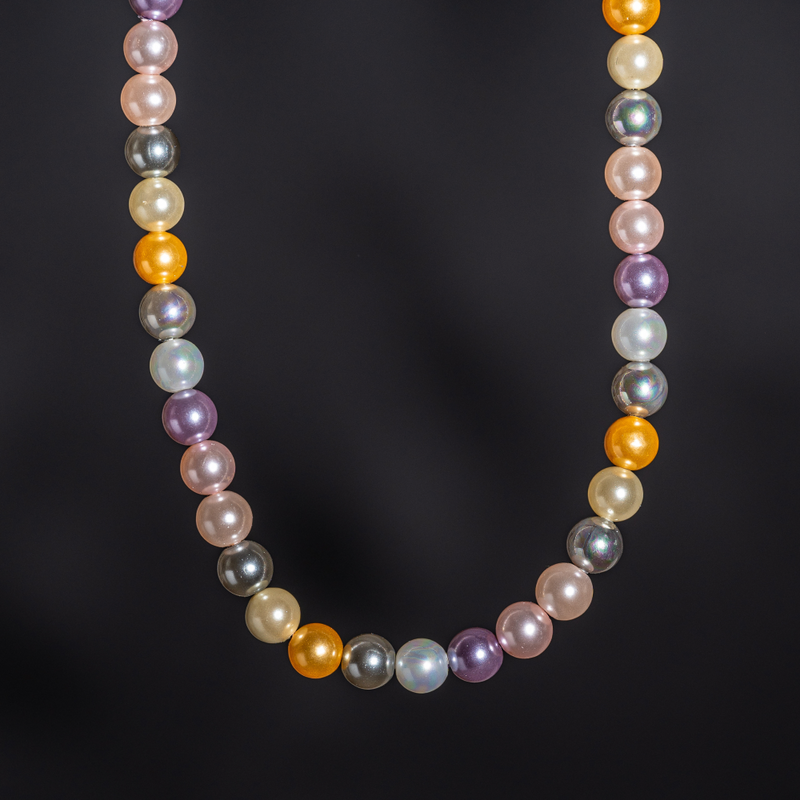 Multi Colour Pearl Bracelet For Men  - Men's Pearls | Twistedpendant