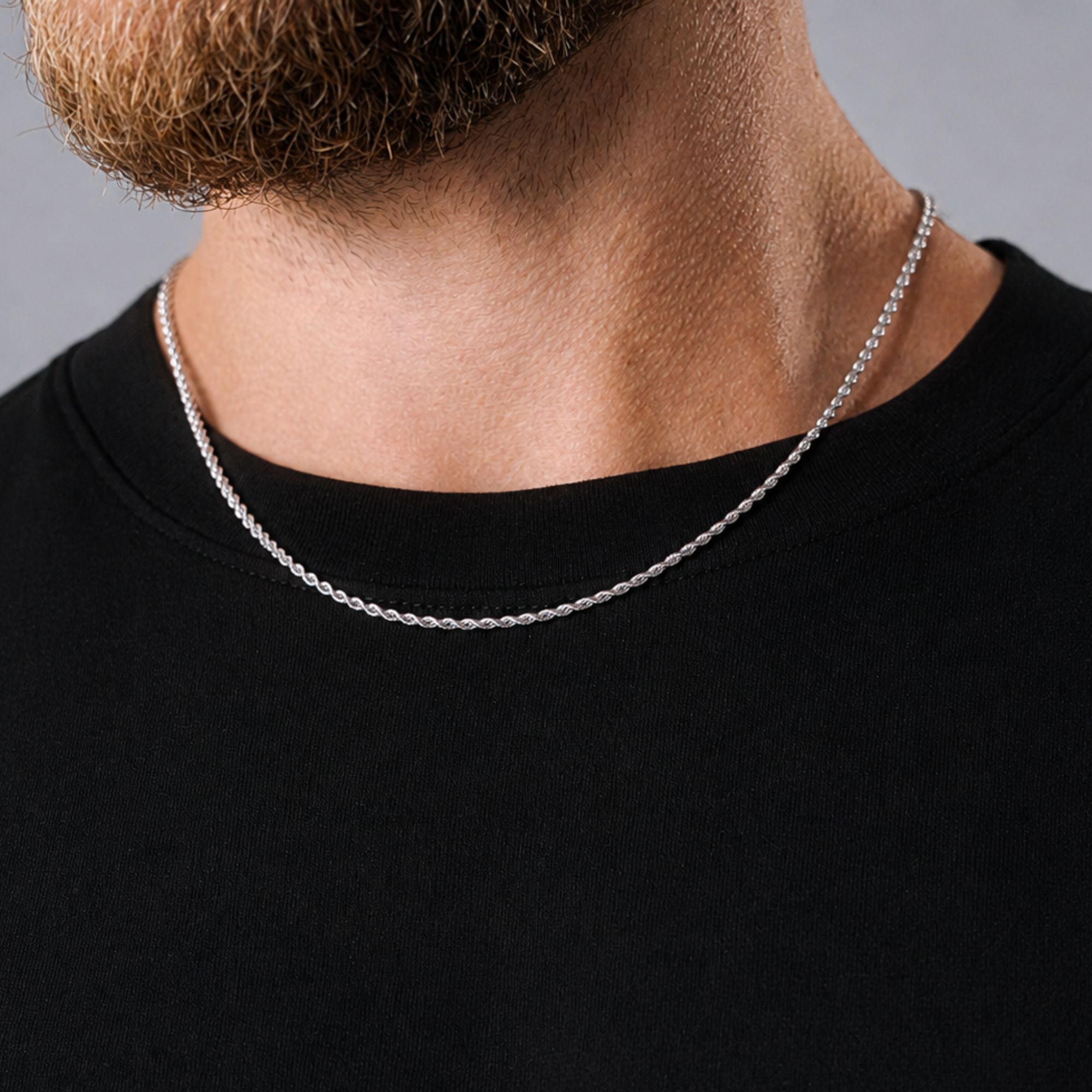 Silver Rope Chain (2.5MM)
