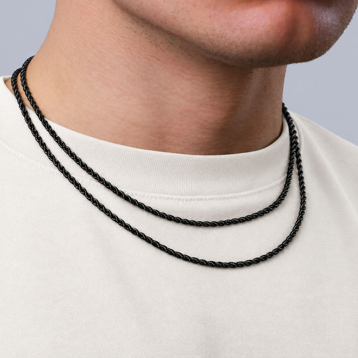 Black Rope Chain (2.5MM)