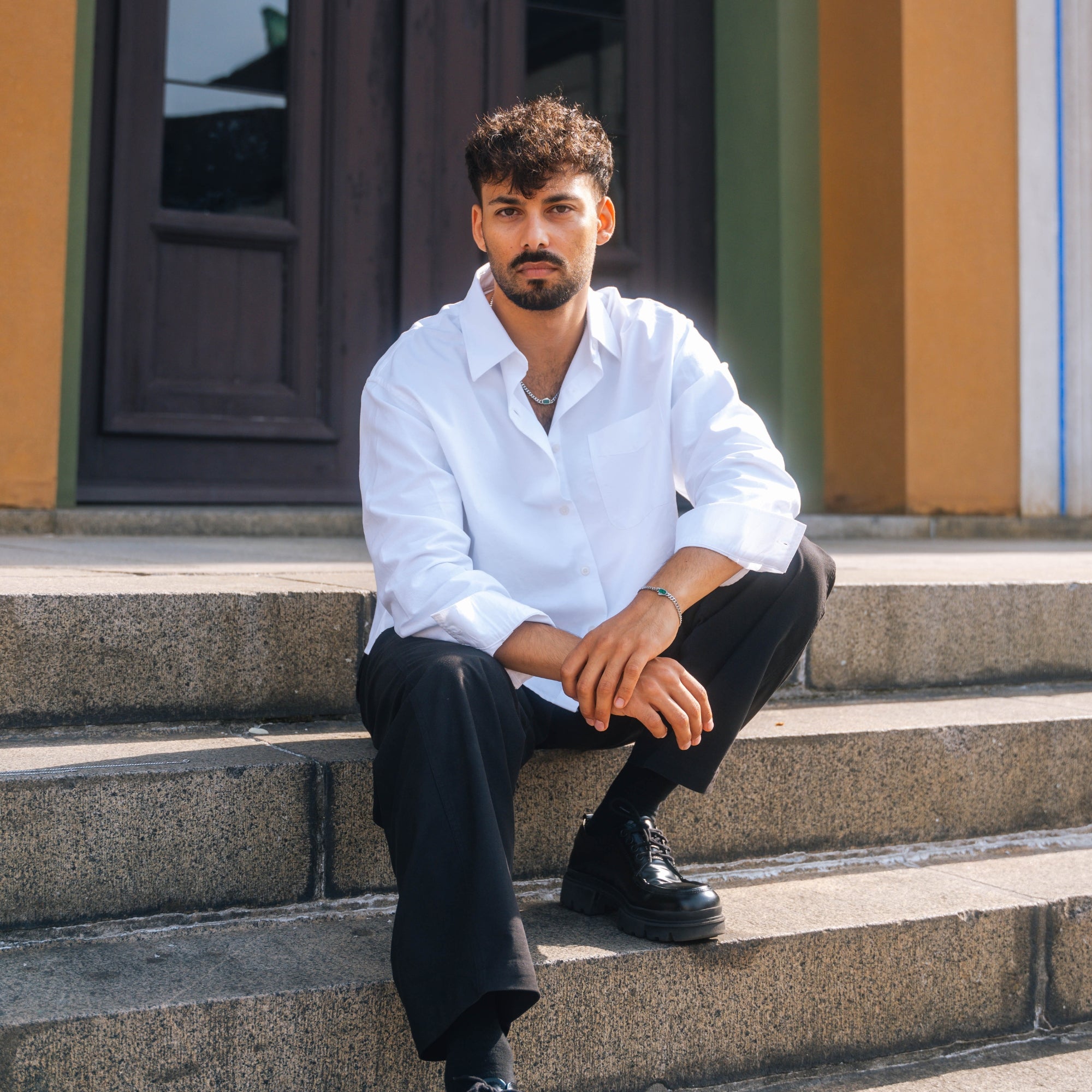 Opal Cuban Chain (5MM) - Silver